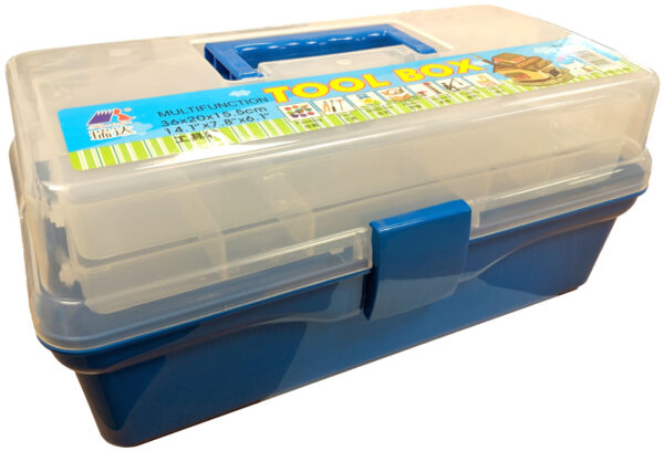 Blue Plastic Storage Box