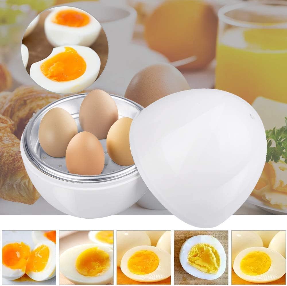 Microwave Egg Cooker - Soft, Medium Hard Boiled Eggs Steamer, Ball Shape  Design, for Busy Morning Breakfasts and Meal Prep