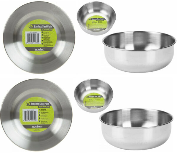 Stainless Camping Dinner Set
