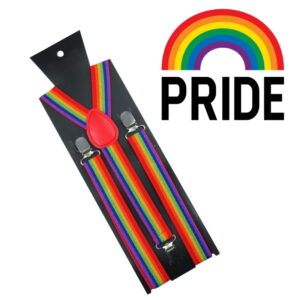 Gay Pride Rainbow Braces