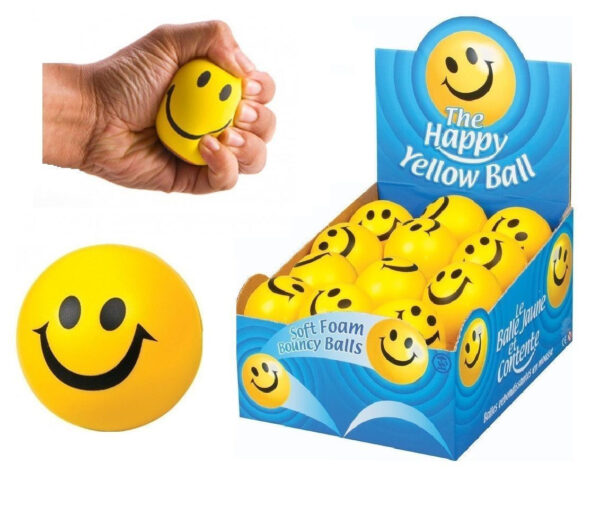 Happy Yellow Stress Ball