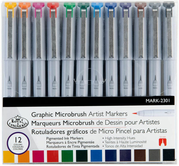 Graphic Microbrush Pigement Pens