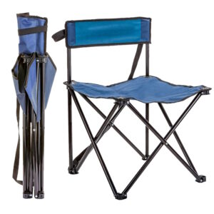 Blue Folding Derby Chair