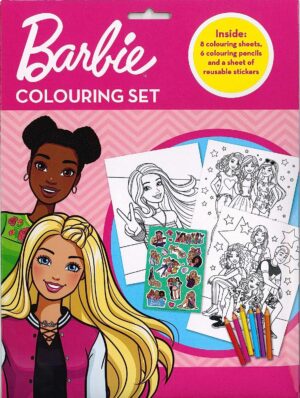 Barbie Colouring Set
