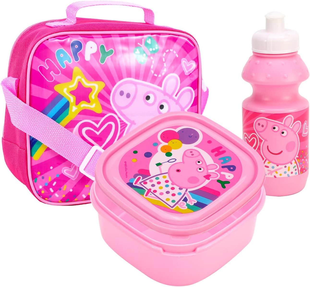Peppa Pig Kids Lunch Box Glitter Dance Party Insulated Lunch Bag– Seven  Times Six
