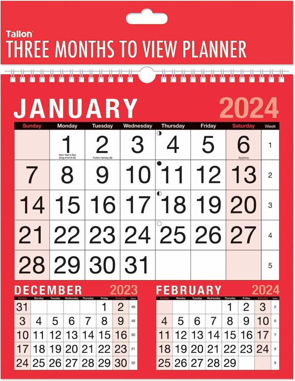 2024 Three Months To View Planner