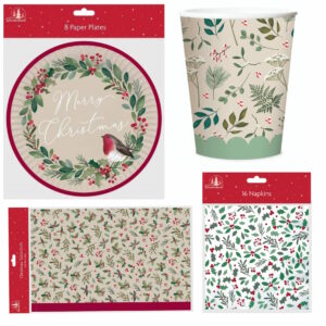 Christmas Paper Partyware