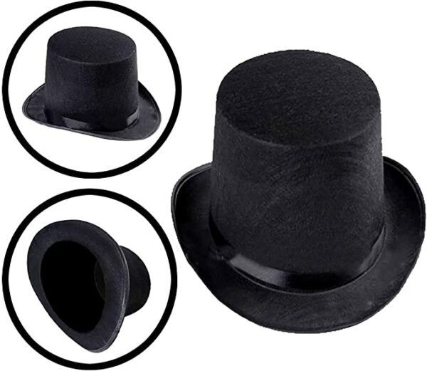 Black Lincoln Top Hat