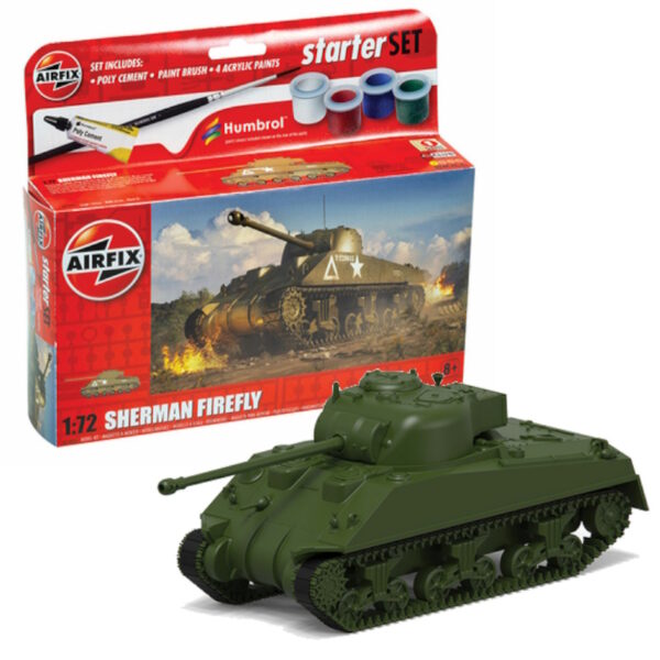 Airfix Sherman Tank Model Set