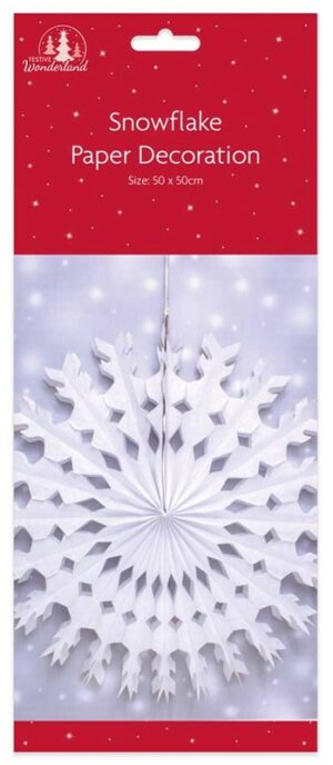 Snowflake Paper Christmas Decoration