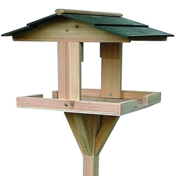 Tradiitiobal Wooden Garden Bird Table