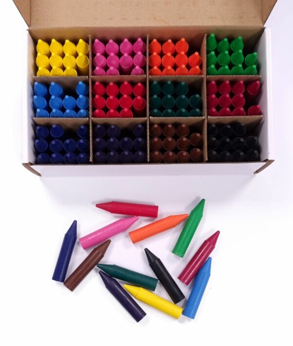 144 Assorted Wax Crayons