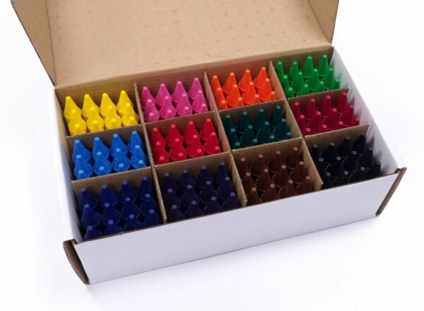 144 Assorted Wax Crayons