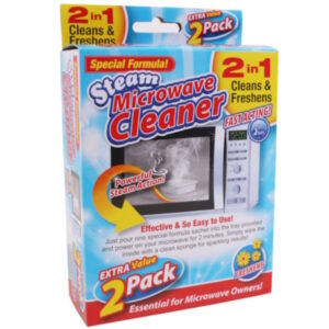 Twin Pack Steam Microwave Cleaner