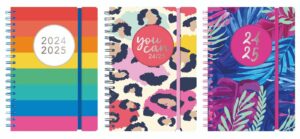 2024/2025 Spiral Bound Academic A5 Day A Page Mid Year Diary