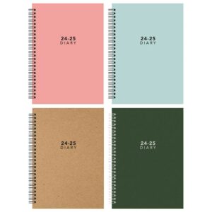 2024/2025 Spiral Bound Academic A5 Week To View Mid Year Diary
