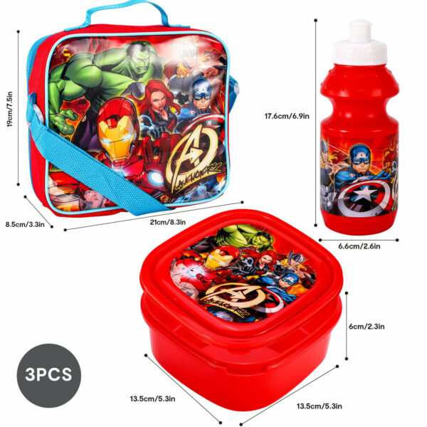 Marvel Avengers Packed Lunch Set