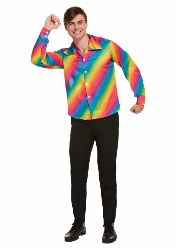 Gay Pride Long Sleeved Rainbow Shirt