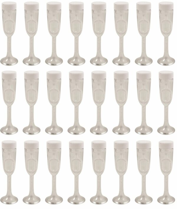 Champagne Flute Glass Wedding Table Bubbles