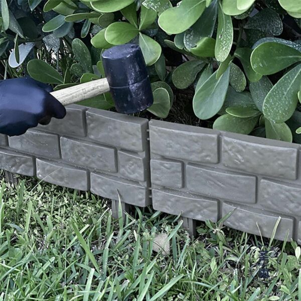Brick Effect Plastic Border Fencing