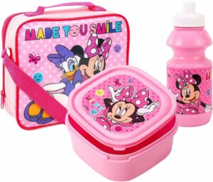Three Piece Minnie Mouse Lunch Set